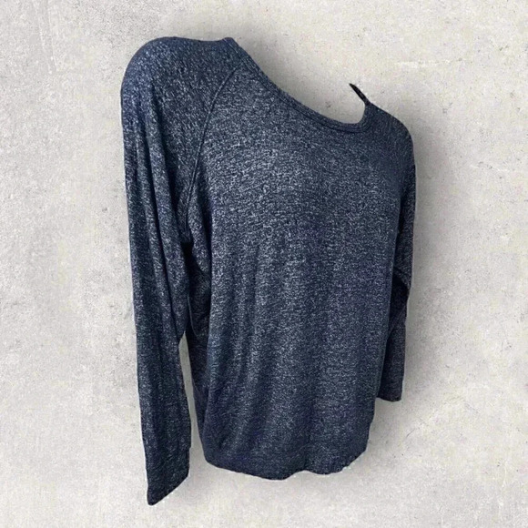 Buffalo David Bitton Blue Long Sleeve Crewneck Sweater Women's Size Large L - Picture 3 of 8